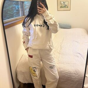 CHNGE Off-White Sweat-set